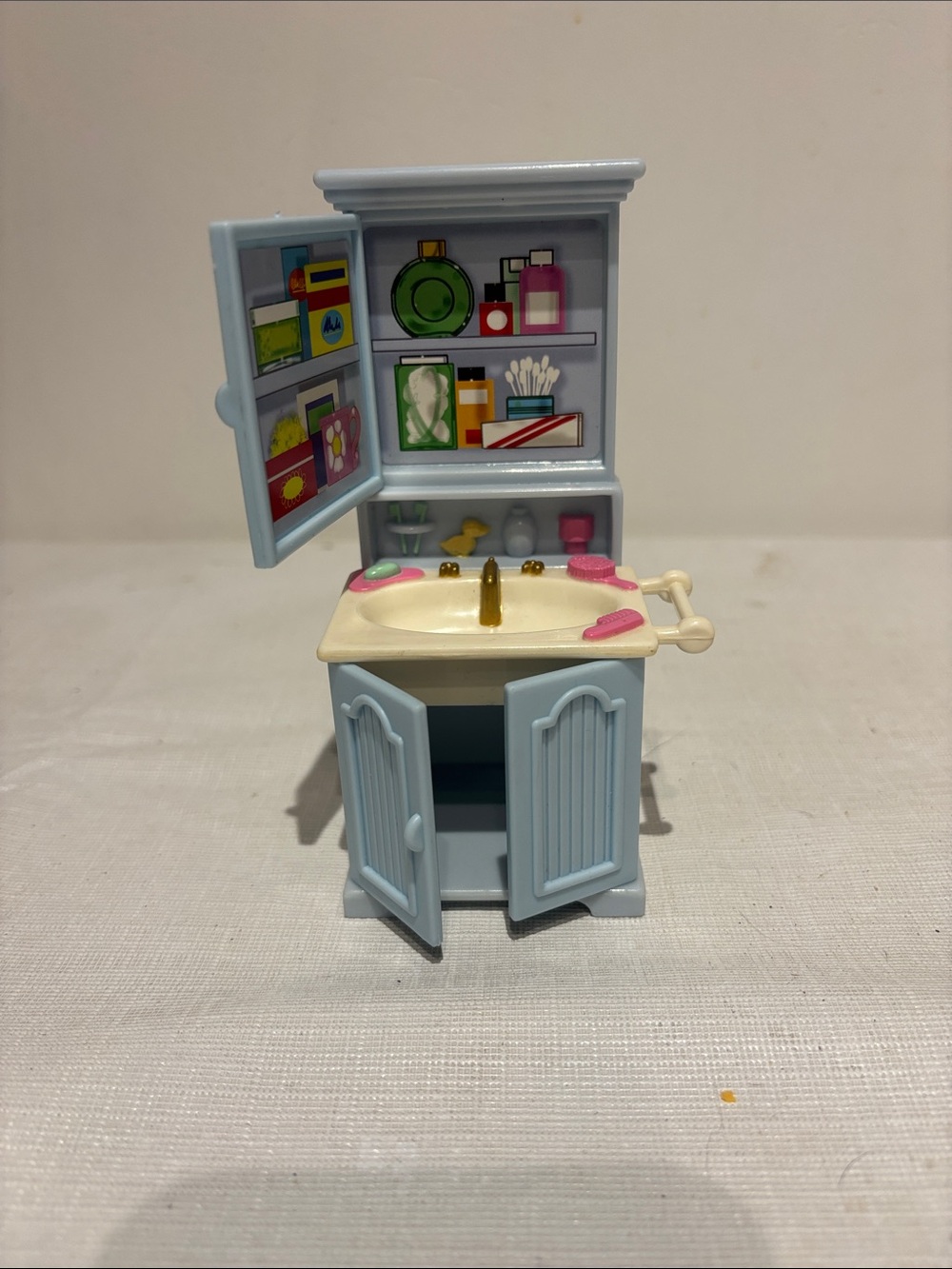 Fisher Price 2002 Loving Family Bathroom Vanity Sink with Mirror